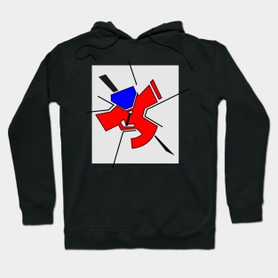 Geometric background, constructivism style Hoodie